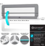 Bedhekje - 150 cm - Bedrand - Bedrail - Bedrek - Lichtgrijs, Verzenden, Zo goed als nieuw