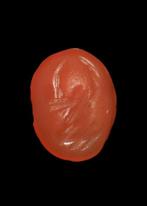 Sasanian Agaat Geleept intaglio (Zonder Minimumprijs)