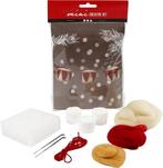 DIYkit Pakket Hobbyset Trommels 33 mm Creme antique Rood, Hobby en Vrije tijd, Ophalen of Verzenden, Nieuw