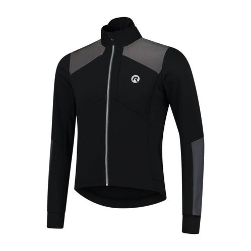 Heren Winterjack HI VIS Zwart, Fietsen en Brommers, Fietsaccessoires | Fietskleding, Heren, Nieuw, Verzenden