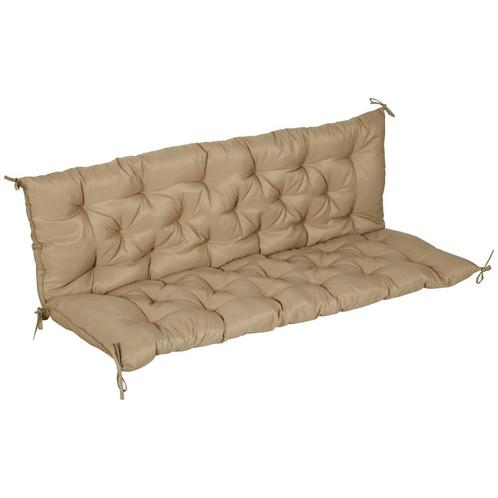 TRUUSK 3-zits Bankkussen 150x98x8 Cm Met Banden, Zitkussen,, Tuin en Terras, Overige Tuin en Terras, Nieuw, Verzenden