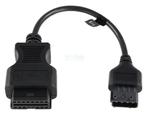 Jaltest Linde 4 Pins OBD - 16 Pins OBD2 Verloopkabel Hef- en, Auto diversen, Verzenden, Nieuw