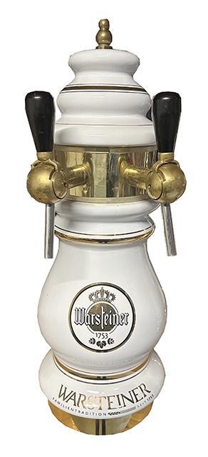 Occasion - Warsteiner porseleinen tapzuil 2 kraans, Zakelijke goederen, Horeca | Overige, Ophalen of Verzenden