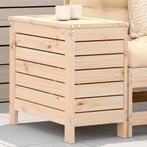 vidaXL Tuinvoetenbank 62x31,5x52 cm massief grenenhout, Verzenden, Nieuw