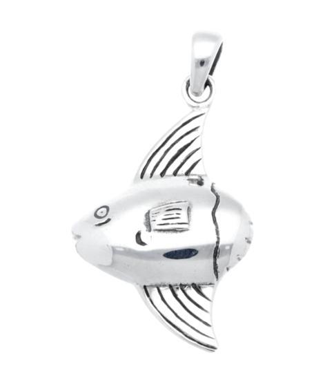Zilveren Zonnevis kettinghanger, Sieraden, Tassen en Uiterlijk, Kettinghangers, Verzenden