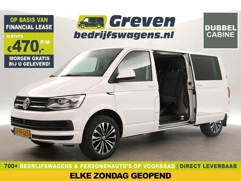 Volkswagen Transporter 2.0 TDI L2H1 150PK DC AUT PDC €470pm, Auto's, Bestelauto's, Automaat, Diesel, Wit, Volkswagen, Verzenden