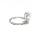Zonder Minimumprijs - Ring - 14 karaat Witgoud - 4.34ct. tw., Nieuw