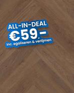 Plak pvc Visgraat bruin |  Belakos Monastro Visgraat XL 91, Huis en Inrichting, Ophalen, Nieuw