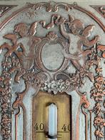 Thermometer - Verzilverde kopergravure , romantische scène