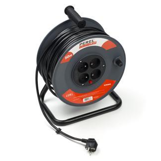 Penaarde kabelhaspel | Perel | 50 meter, Doe-het-zelf en Verbouw, Elektra en Kabels, Nieuw, Verzenden