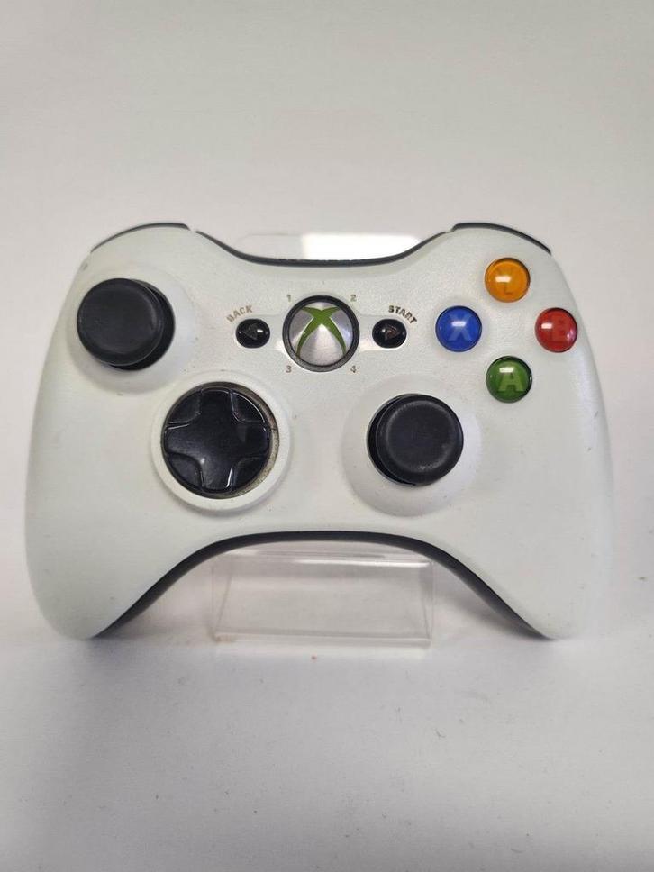 Zwart/Witte Draadloze Orginele Controller Xbox 360, Spelcomputers en Games, Games | Xbox 360, Ophalen of Verzenden