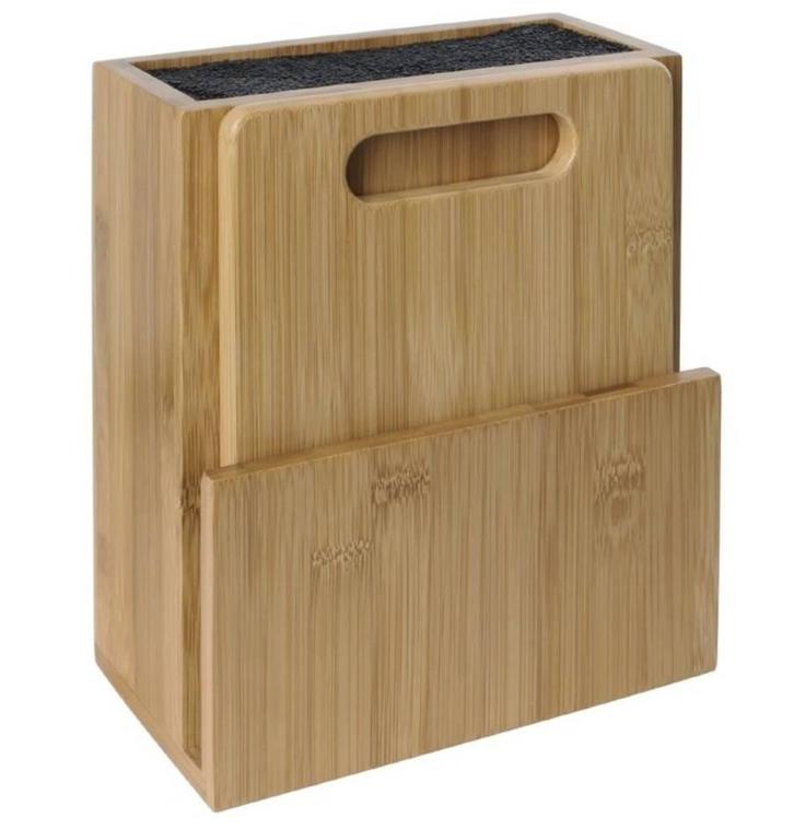 Universeel houten messenblok en snijplank, Zakelijke goederen, Horeca | Overige, Verzenden