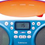 Lenco SCD-41 - Draagbare Radio cd speler met mp3, USB en AUX, Verzenden, Zo goed als nieuw