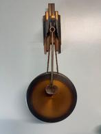 Art Deco - Antieke Koperen Gong in Amsterdamse School Art