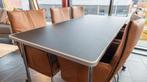Gispen 515 tafel 200 x 90 Linoleum, Ophalen of Verzenden, Zo goed als nieuw