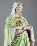 Beeldje - Maria met Onbevlekt Hart - 40cm - Biscuit