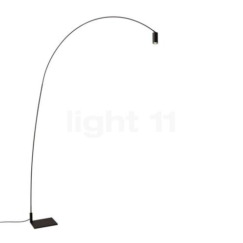Nemo Fox Booglamp LED, zwart (Staande lampen, Binnenlampen), Huis en Inrichting, Lampen | Vloerlampen, Nieuw, Verzenden