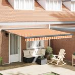 vidaXL Markies Geel en Oranje 400 x 300 x 165 cm, Tuin en Terras, Zonneschermen, Verzenden, Nieuw