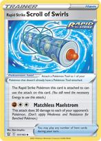 Rapid Strike Scroll of Swirls 131/163 Battle Styles, Hobby en Vrije tijd, Verzamelkaartspellen | Pokémon, Nieuw, Foil, Ophalen of Verzenden