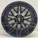 Porsche Macan III ORIGINELE 21 RS Spyder zwart met banden, Ophalen, Gebruikt, 295 mm, Banden en Velgen