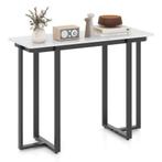 LIVSK Moderne Consoletafel - Imitatiemarmer met Geometrisch, Verzenden, Nieuw