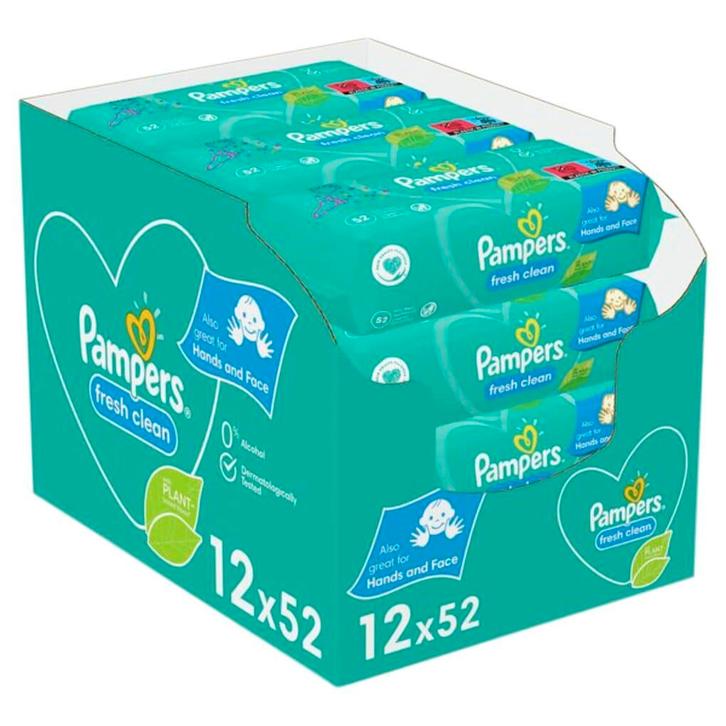 Pampers Fresh Clean Billendoekjes, Kinderen en Baby's, Overige Kinderen en Baby's, Nieuw, Verzenden