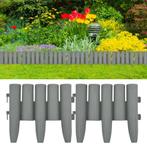 vidaXL Gazonranden 36 st 10 m PP grijs, Verzenden, Nieuw