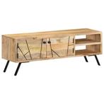 vidaXL Tv-meubel 110x30x40 cm massief mangohout, 100 tot 150 cm, Verzenden, Nieuw, Minder dan 100 cm