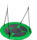 Nestschommel - 95 cm diameter - groen - met touwen, Kinderen en Baby's, Speelgoed | Buiten | Speeltoestellen, Nieuw, Ophalen of Verzenden