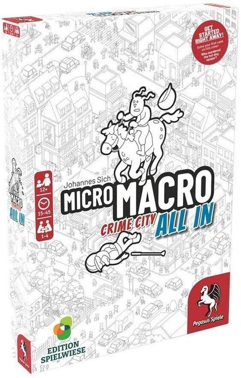 MicroMacro Crime City 3 – All Inn | Pegasus Spiele GmbH -, Hobby en Vrije tijd, Gezelschapsspellen | Bordspellen, Nieuw, Verzenden