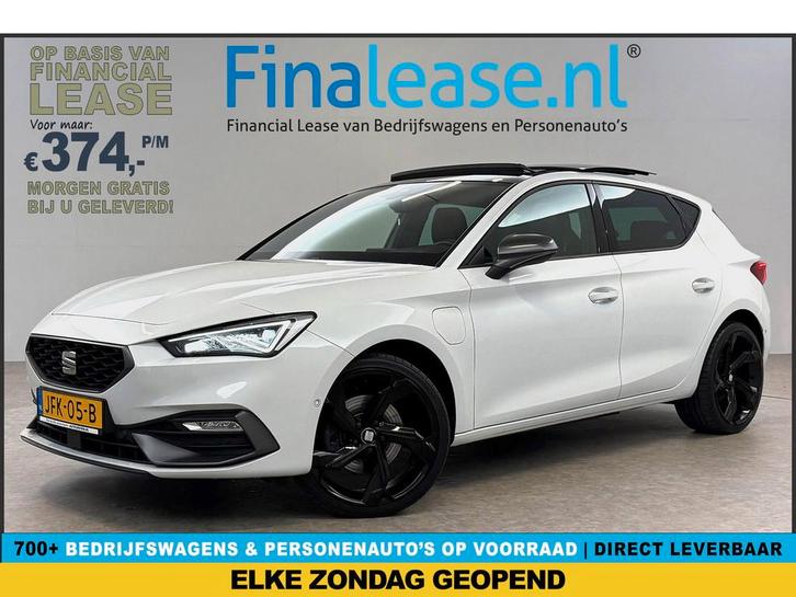 SEAT Leon 1.4 TSI eHybrid PHEV FR Pano Sfeerverlichting Cam, Auto's, Seat, Lease, Automaat, Overige carrosserieën, Hybride Elektrisch/Benzine