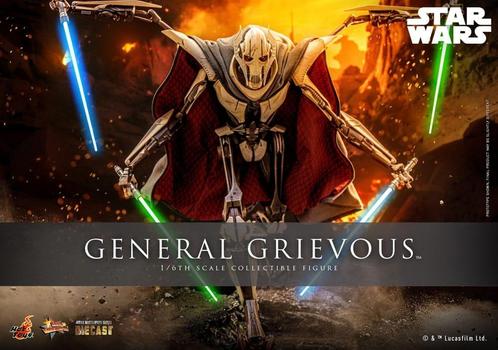 Star Wars Diecast Action Figure 1/6 General Grievous 42 cm, Verzamelen, Star Wars, Nieuw, Ophalen of Verzenden
