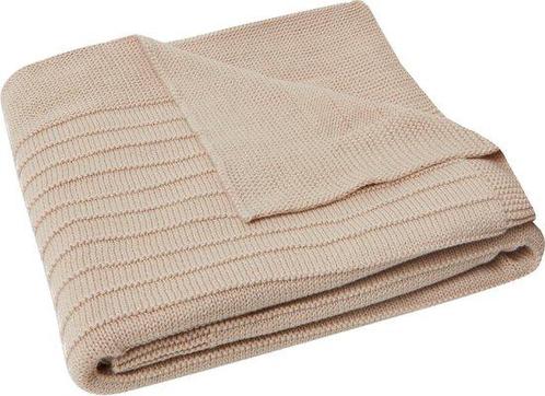 Jollein Baby Deken Ledikant Pure Knit - Nougat - GOTS, Huis en Inrichting, Slaapkamer | Matrassen en Bedbodems, Verzenden