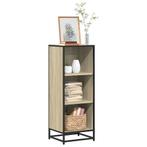 vidaXL Boekenkast 40x35x107,5 cm bewerkt hout sonoma, Huis en Inrichting, Kasten | Boekenkasten, Verzenden, Nieuw, Overige houtsoorten