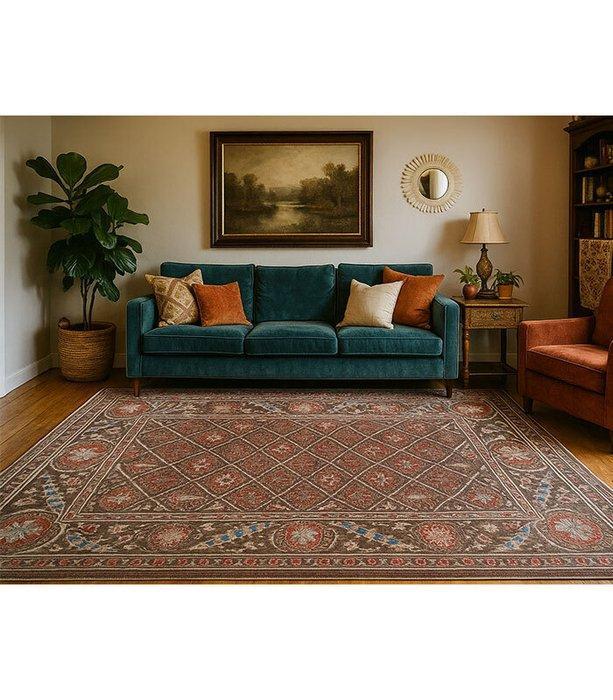 Suzani - Tapijt - 294 cm - 208 cm, Huis en Inrichting, Stoffering | Tapijten en Kleden