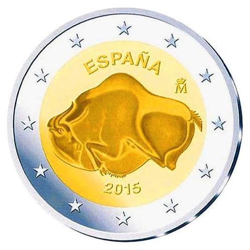 Spanje 2 Euro Altamira 2015, Postzegels en Munten, Munten | Europa | Euromunten, Verzenden