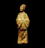 Oud Chinees - Zeer zeldzame bronzen standbeeld van een