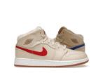 Jordan 1 Mid Utility Fleece Pearl White (GS) - Maat 40 EU, Ophalen of Verzenden, Nieuw, Jordan