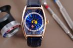 Franck Muller - Curvex Pointer Date Worldtime Blue Enemeled, Sieraden, Tassen en Uiterlijk, Horloges | Heren, Nieuw