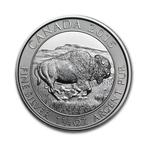 Canada. 8 Dollars 2015 1.25 oz $8 CAD Canadian Silver Bison