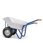 Kruiwagen 140L - gegalvaniseerd staal - draagkracht 250 kg, Ophalen of Verzenden, Nieuw