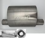 MAX Spiral Straight Flo Performance rvs uitlaat demper 2,5, Ophalen of Verzenden, Nieuw