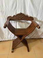 Stoel - Hout - Savonarola, Antiek en Kunst