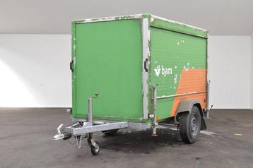 Saris DV135 opbouw 1500 schuifluik l+r Gesloten Aanhangwagen beschikbaar voor biedingen