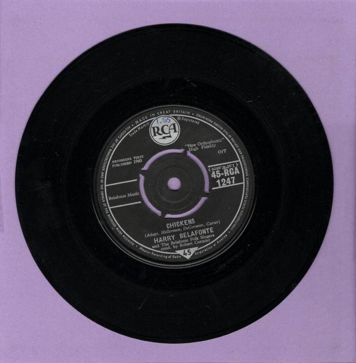 Harry Belafonte, Odetta – Theres A Hole In My Bucket / Chic, Cd's en Dvd's, Vinyl Singles, Ophalen of Verzenden