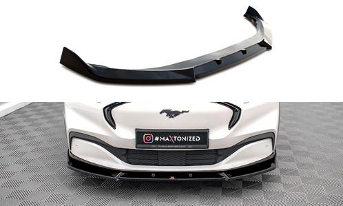 Voorspoiler V.1 Ford Mustang Mach-E Maxton Glans Zwart, Auto-onderdelen, Carrosserie en Plaatwerk, Ophalen of Verzenden