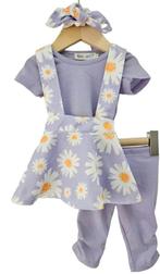 Baby meisjes kledingsetje paars met bloemetjes, Kinderen en Baby's, Babykleding | Baby-kledingpakketten, Verzenden, Nieuw, Overige maten