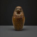 Replica van het oude Egypte Imsety Canopic Jar Mensenkop