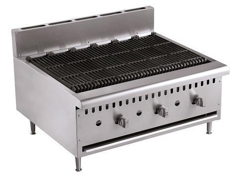 Combisteel Lavasteengrill | Gas | 915x800x590mm, Zakelijke goederen, Horeca | Keukenapparatuur, Nieuw in verpakking, Ophalen of Verzenden