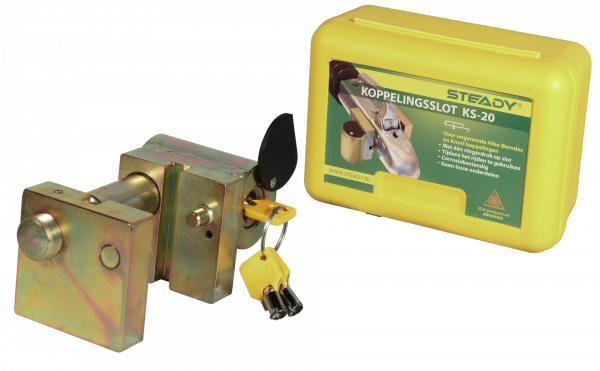 Steady KS-20 koppelingsslot - SCM gekeurd - geschikt voor, Auto diversen, Aanhangwagen-onderdelen, Ophalen of Verzenden